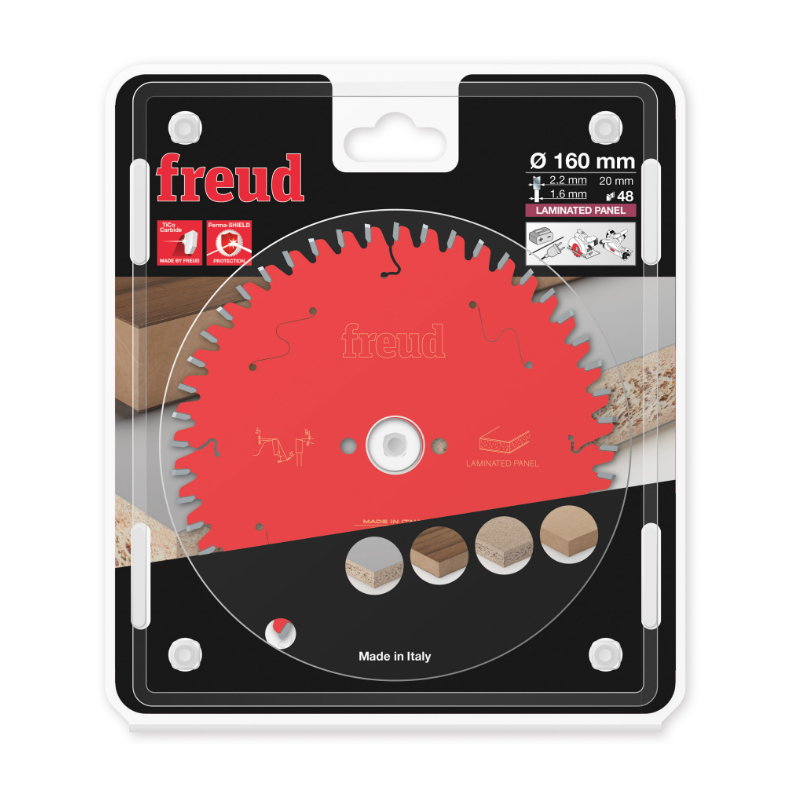 Freud Piła FRO6 LOO2H 160x20x22 16-48Z – tarcza do piły Freud o średnicy 160 mm.